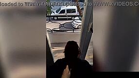 Neighbor Fills Colombian Teen's Ass With Cum At Window Ignoring Passersby