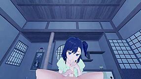 Is Hikage Miyauchi Ready for POV Nighttime Anal Sex?