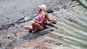 Pretty Blonde Teen In Threesome With Milf And Group Action