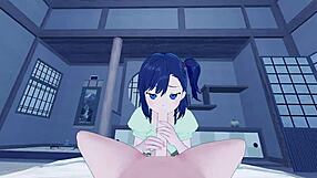 Is Hikage Miyauchi Ready for POV Nighttime Anal Sex?