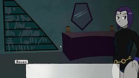 Raven GETS HER BIG ASS ANAL FUCKED in 18Titans Episode 42