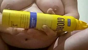 Amateur MILF and Big Dick Solo,Fisting and Big Boob MILF Self Suck