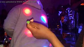 Cherise Roze Rips Clothes at Halloween Stripper Party