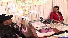 I feel yoha getting her curvy black ass fucked balls deep by police officer