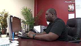 dominated by husband's boss while wife watches, so thrilling