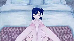 Is Hikage Miyauchi Ready for POV Nighttime Anal Sex?