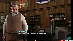 Busty milf Naomi sucks monster cock in treasure hunt