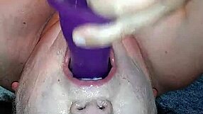 Ms Tl's Throat Messed With Dildo Toys