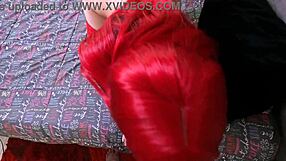 the sexy redhead sucks her boyfriend's cock before anal