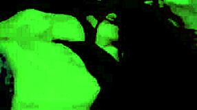 A masked man fucks the petite brunette teen roughly in bed