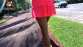 Horny amateurs indulge in public anal sex on the road