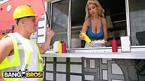 Busty Blonde Bridgette B Fucked by Sean Lawless in Food Truck