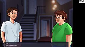 Mrs. Johnson in Yoga Group Double Penetration Scenes