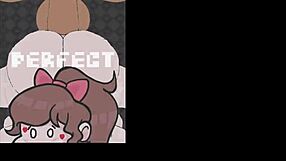 My girlfriend enjoys a soft game session with me