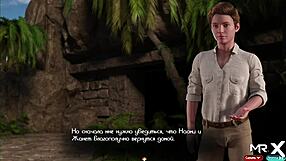 in treasureofnadia, one girl endures triple penetration amid ripped clothes