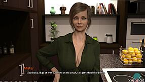 The entrepreneur explores sexy thin panties in a roleplay scenario