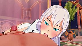 Slutty Hentai Babes Engage In Intense Blowjobs, Fucking, And Cum Play In The Lusty Palace