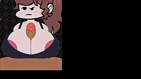 My girlfriend enjoys a soft game session with me