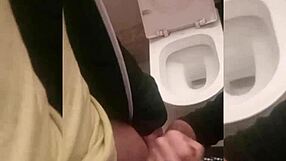 Adrian sucks cock in the shopping mall bathroom