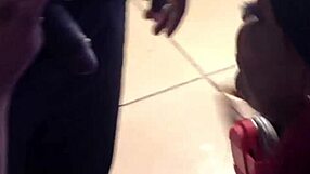 My Valentine Gift: Bold Ebony Teen Fingering in Public