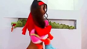 Latina teen lupe masturbates by fingering her slit