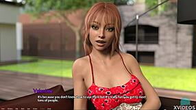 The entrepreneur explores sexy thin panties in a roleplay scenario