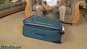 petite latina teen gets blowjob and facial with monster cock