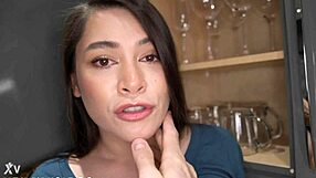 Asian Latina Kitchen Roleplay Seduction