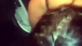 wife moaning on stranger's cock in parking lot