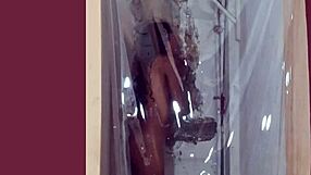 i watch my skinny model shower and change