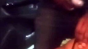 wife moaning on stranger's cock in parking lot