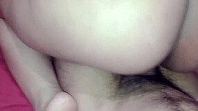 Brazilian bitch bends over for doggystyle cock fucking!