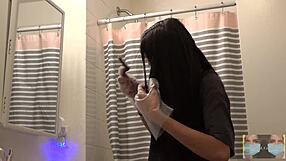 Hair Dying Black in Solo Mirror Play