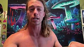 The topless cowgirl rides the cock in stockings