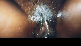 She rides his cock with her pussy gripping tight, feeling every inch deep inside her wet hole, moaning as she bounces faster on that throbbing dick.