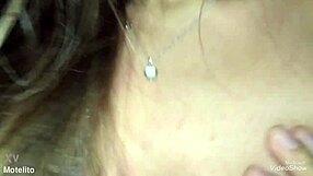 Jerking Off Again for My Latina Wife with Big Tits