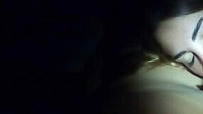 Teen gives blowjob on bet at party, friends film cumshot