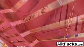 Alix Lynx Masturbates Big Tits And Pussy