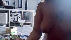 Tiny 18+ Debo Lister Gives Sloppy Farewell Head To Big Black Cock