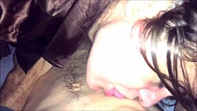 French Amateur Enjoys Doggystyle in Satin Lingerie