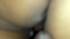 Pornstar Ebony babe with big ass naked fucked her man in reverse cowgirl position