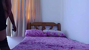 Latina tranny sucks cock before intense assfucking