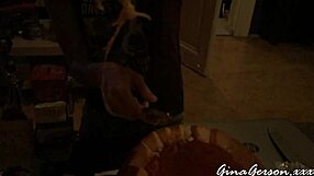 Blonde Teen In Halloween Costume On Webcam