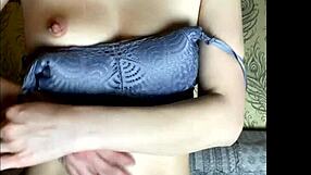 sexy skinny milf shows off hairy dance moves