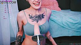 Cute Tomboy GETTING FACE-FUCKED by Wild Machine!