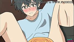 同性恋Hentai以Sasaki和Miyano作为伪娘恋人在Bara Yaoi中