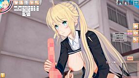 Margaret's Big Tits Intensely Massaged and Sucked in Hentai Anime