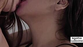 A sweet girl with blonde hair, and a spicy slut from Latin America decided to become debauched with a monster tentacle