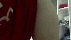 Amateur engages in intense solo masturbation session