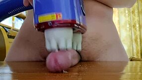 masturbating with a massager